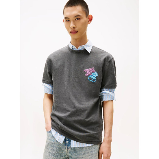 Tommy Hilfiger Ανδρική κοντομάνικη μπλούζα Back Graphic Crew Neck T-Shirt
